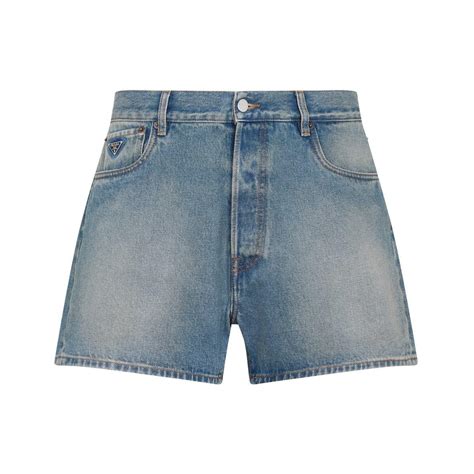 prada denim shorts men|prada denim shorts.